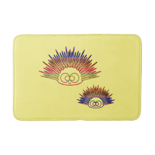 Rainbow Urchins Badematte