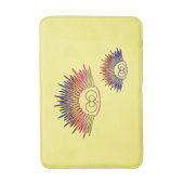 Rainbow Urchins Badematte (Vorderseite Vertikal)