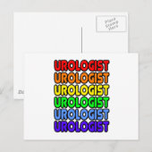 Rainbow Urologist Postkarte (Vorne/Hinten)