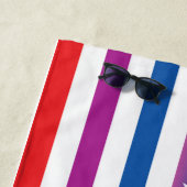 Rainbow US Flag LGBT Pride Strandtuch (Beispiel)