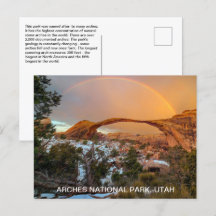 Rainbow Utah Arches Nationalpark