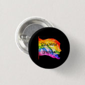 Rainbow Utopia Logo-Taste Button (Vorne & Hinten)