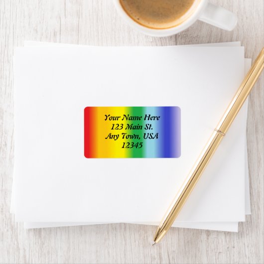 Rainbow v1 adressaufkleber (Insitu)