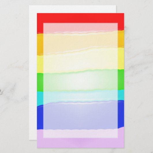 Rainbow v2 briefpapier (Vorne/Hinten)