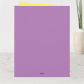 Rainbow Valentine Karte (Rückseite)