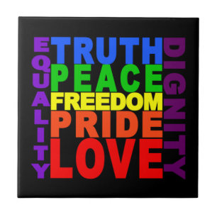 Rainbow Values-Fliese Fliese