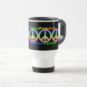 Rainbow Values-Tasse Reisebecher (VorderseiteRechts)