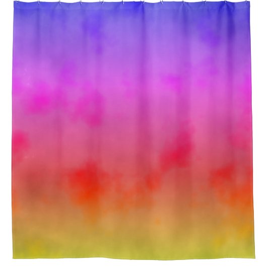 Rainbow Vapor Duschvorhang (Vorderseite)