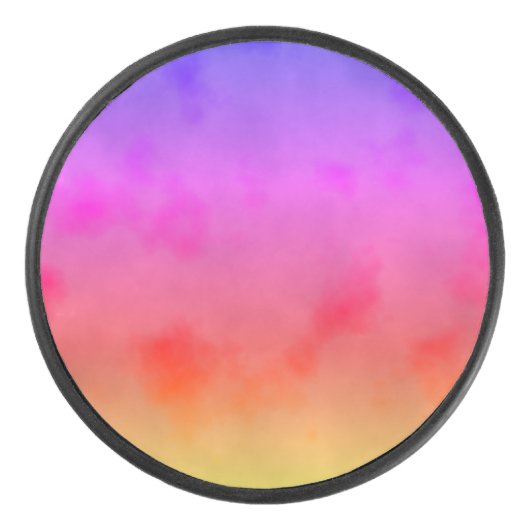 Rainbow Vapor Eishockey Puck (Vorderseite)