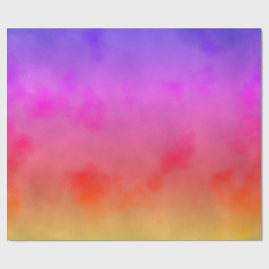 Rainbow Vapor Geschenkpapier (Flach)