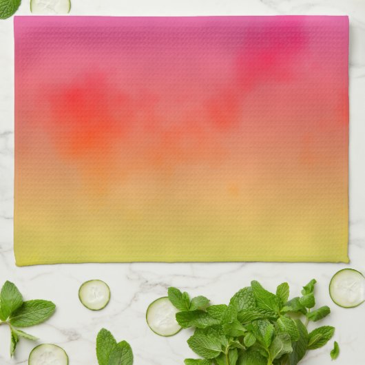 Rainbow Vapor Geschirrtuch (Gefaltet)