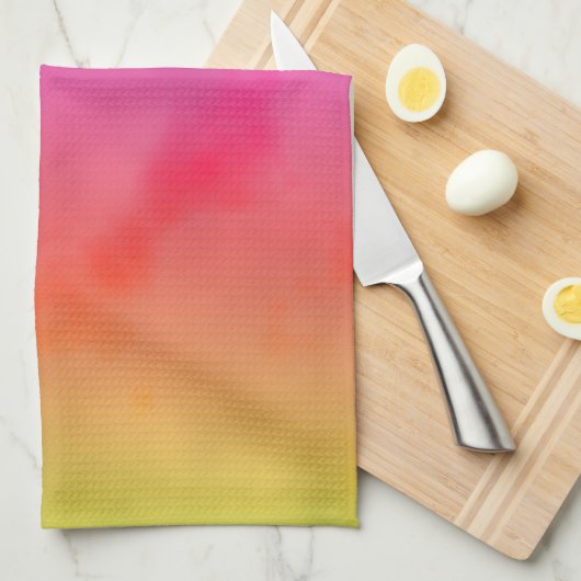 Rainbow Vapor Geschirrtuch (Viertel Falte)