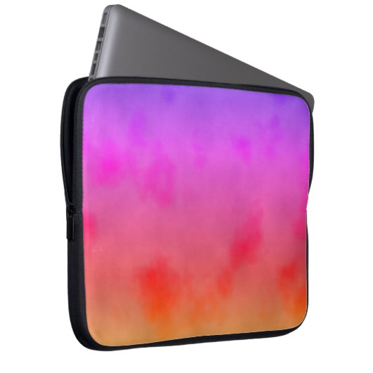 Rainbow Vapor Laptopschutzhülle (Vorne Rechts)