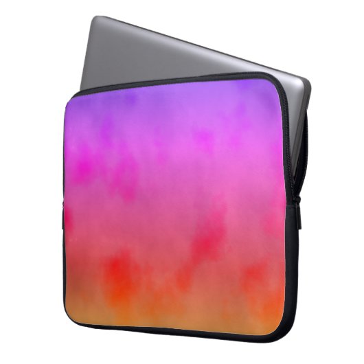 Rainbow Vapor Laptopschutzhülle (Vorderseite Links)