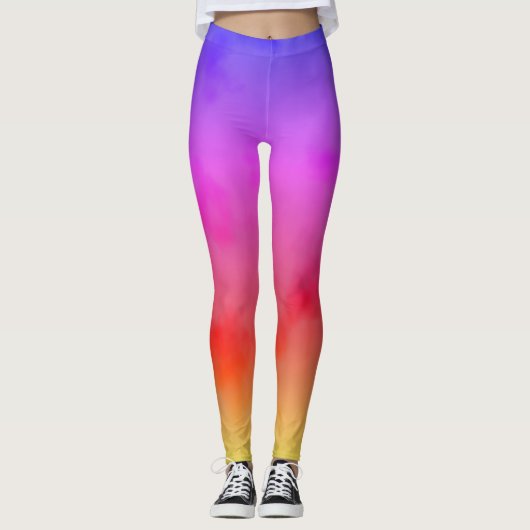 Rainbow Vapor Leggings (Vorderseite)