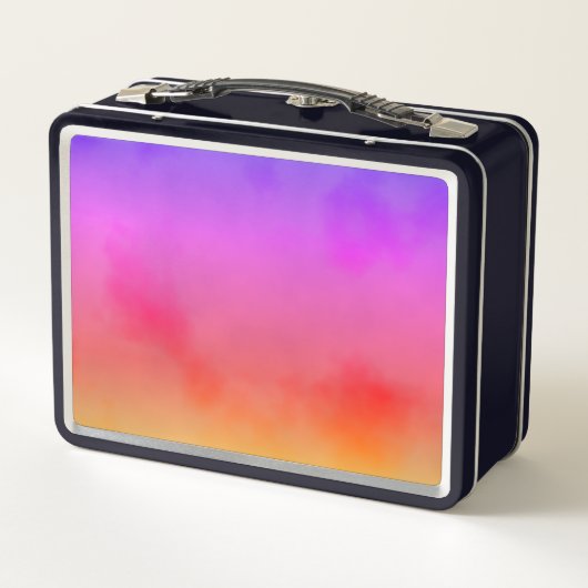 Rainbow Vapor Metall Brotdose (Rückseite)