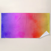 Rainbow Vapor Strandtuch (Vorderseite)