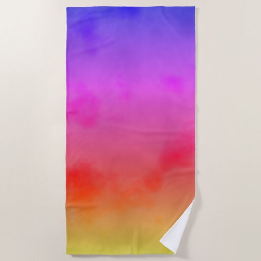 Rainbow Vapor Strandtuch (Vorderseite)