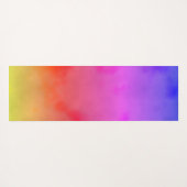 Rainbow Vapor Yogamatte (Rückseite (Horizontal))