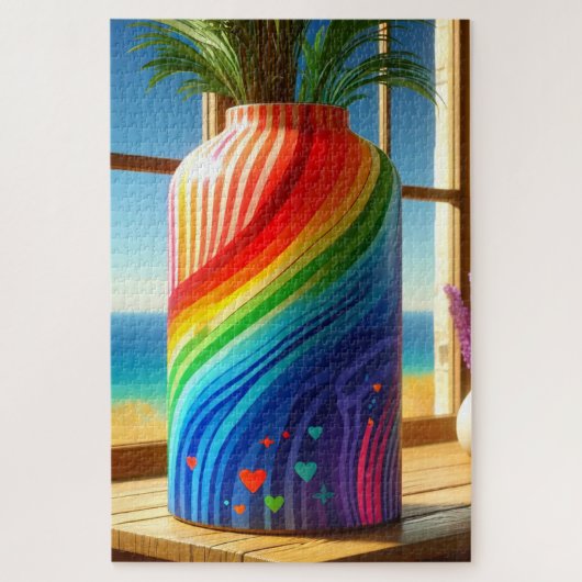 Rainbow Vase Puzzle (Vertikal)