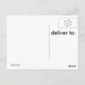 Rainbow Vathers Day Postkarte (Rückseite)