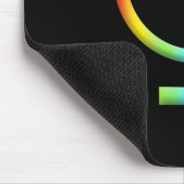 Rainbow Venus Symbol Astrologie Zodiac Planet Zeic Mousepad (Ecke)