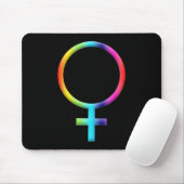 Rainbow Venus Symbol Astrologie Zodiac Planet Zeic Mousepad (Mit Mouse)