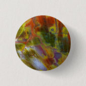 Rainbow-versteinertes Holz Button (Vorderseite)