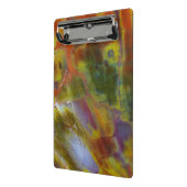 Rainbow-versteinertes Holz Mini Klemmbrett (Gewinkelt2)