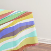 Rainbow Vertical Stripes Pastellfarben Tischdecke (Beispiel)