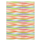 Rainbow Vertical Stripes Pastellfarben Tischdecke (Vorderseite)