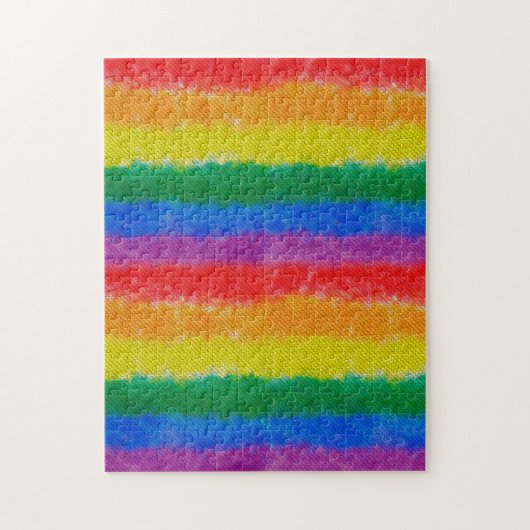 Rainbow Vertical Weave Jigsaw Puzzle (Vertikal)