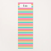 Rainbow-vertikale Streifen farbenfroh Retro-Multic Yogamatte (Vorderseite)