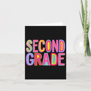 Rainbow Vibes 2. Grad zurück zur Schule Karte
