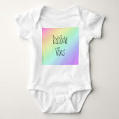 Rainbow Vibes Baby Bodysuit Baby Strampler (Vorderseite)