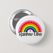 Rainbow Vibes Button (Vorne & Hinten)