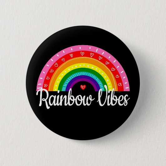 Rainbow Vibes Button (Vorderseite)