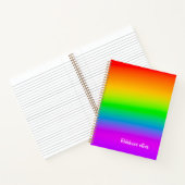 Rainbow Vibes Notebook Notizblock (Innenseite)
