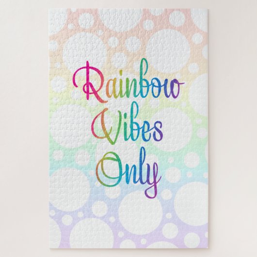 Rainbow Vibes nur herausfordernd Puzzle (Vertikal)