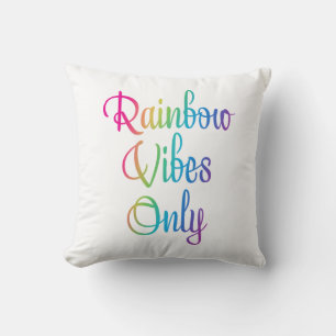 Rainbow Vibes Nur Throw Kissen