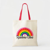 Rainbow Vibes Tragetasche (Vorne)