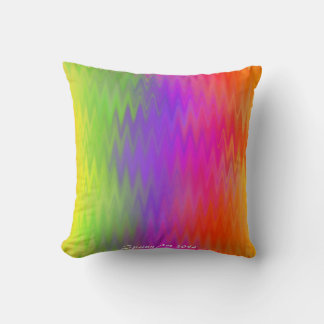 'Rainbow Vibrations' Pillow by Spring Art 2012 Kissen
