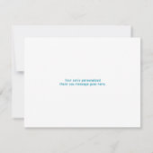 Rainbow Video Game Gamer Bar Mitzvah Vielen Dank Dankeskarte (Rückseite)