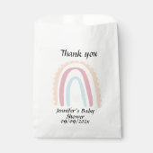 Rainbow Vielen Dank Baby Dusche Geschenktütchen (Vorderseite)
