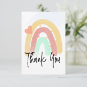 Rainbow Vielen Dank, dass Sie sich für ein farbige Karte (Stehend Vorderseite)