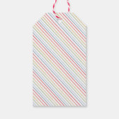 Rainbow Vielen Dank für Ihre Unterstützung Geschenkanhänger (Rückseite)