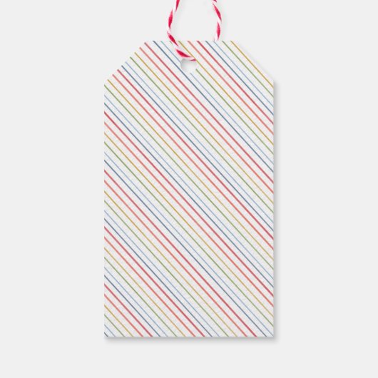 Rainbow Vielen Dank für Ihre Unterstützung Geschenkanhänger (Rückseite)