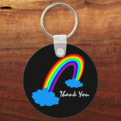 Rainbow & Vielen Dank / Notrufdienste Schlüsselanhänger (Vorderseite)