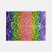Rainbow Vines Fleecedecke (Vorderseite (Horizontal))