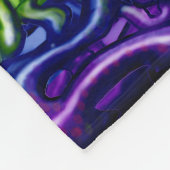 Rainbow Vines Fleecedecke (Ecke)